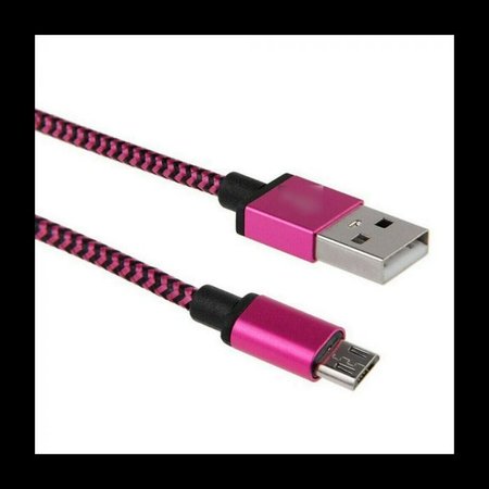 SANOXY 1M / 3FT Micro USB Fast Charger Data Sync Cable Cord Pink SANOXY-CABLE16